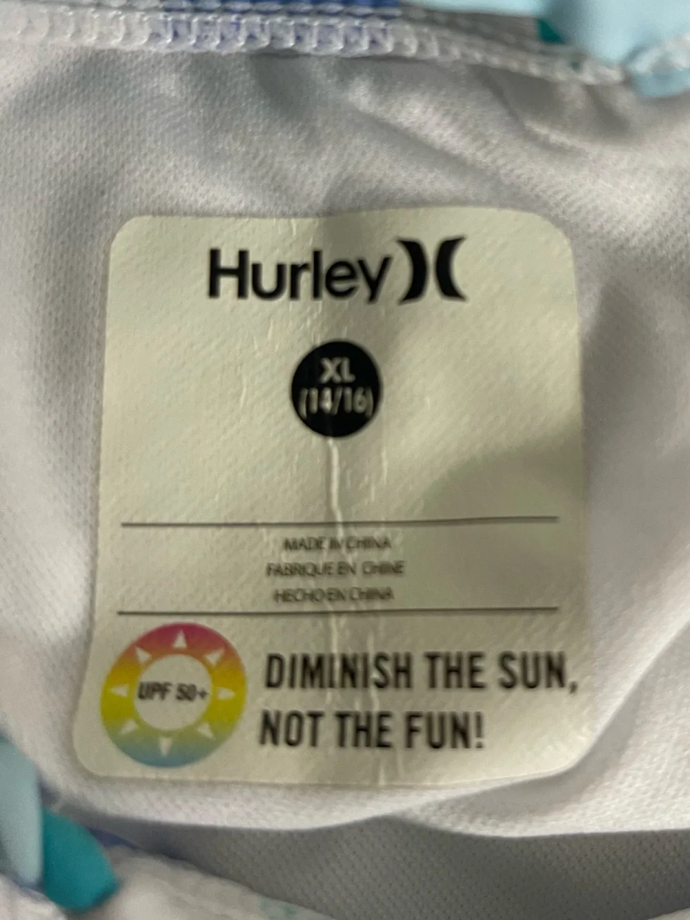 Hurley bright striped